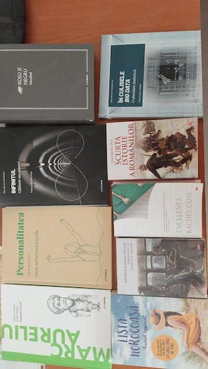 Pachet 9 cărți variate: beletristică, istorie și dezvoltare