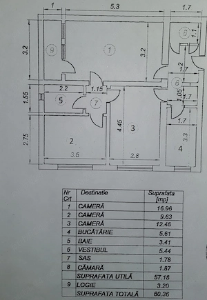 Apartament 3 camere dec.- Dr Taberei   Metrou Favorit   5 min Afi Cotroceni - imagine 4