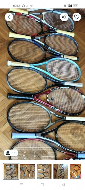 Wilson, Fischer, Babolat, Head, Pro Kennex rachete tenis profesionale
