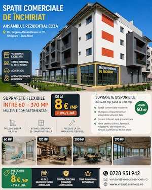 Spatiu Comercial - Mehala - Strada Grigore Alexandrescu
