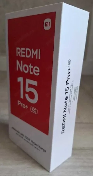 Xiaomi Redmi Note 15 Pro Plus 512GB 12 GB RAM, NOU SIGILAT