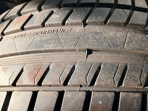 Set Anvelope vara Riken 205/55 R16 91H+ Genti Volkswagen Originale- Folosite ~ 2000km/4buc - imagine 3