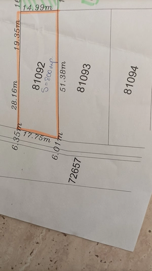 Vând teren intravilan in comuna Chinteni sat Pădureni 