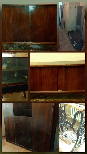 Pachet mobilier vintage anii 50-60. 