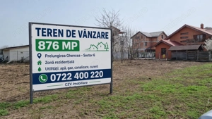 Teren de vânzare într-o zonă rezidențială compactă