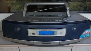 Radio PANASONIC Rx-Ed50 casetofon dublu cd telecomanda,servisat,boombox vintage