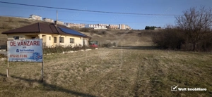 Teren constructii Apahida, acces drum, panorama superba