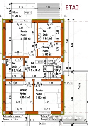Casa in Feleacu, vedere peste Cluj-Napoca, P+1+M, 5 dormitoare, 180 mp utili, - imagine 3