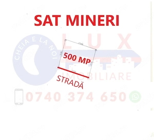 ID 7265 Teren INTRAVILAN pentru casă in Sat MINERI - imagine 2