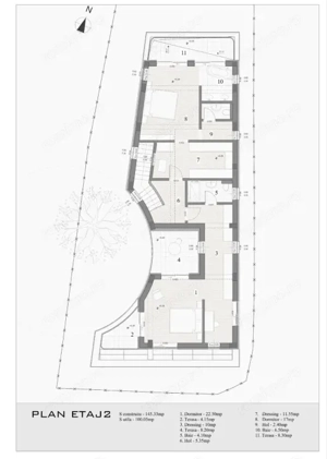 Apartament 195.32 mp, curte Privata 65.50 mp, Imobil Boutique-Centru Craiova - imagine 7