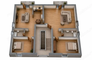 Casa duplex pe orizontala de vanzare pe Calea Cisnadiei in apropiere de Padure - imagine 3