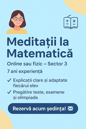 Meditatii Matematica