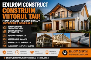 Firma Constructii Brasov - Constructii Case la Cheie, Case la Rosu, Renovari si Antrepriza Generala