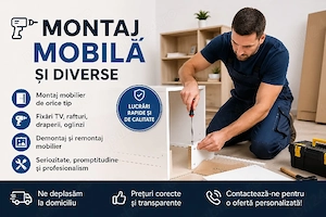 servicii diverse si montaj mobila