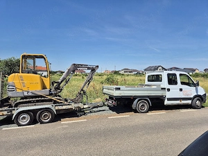 Lucrari excavare , sapaturi cu miniexcavator