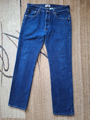 Levi's 501 Original jeans Levi Strauss & CO W34 L34 blugi originali bărbați cu nasturi