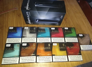 Aparat Ploom Aura Sobranie & 11 pachete sticks sobranie