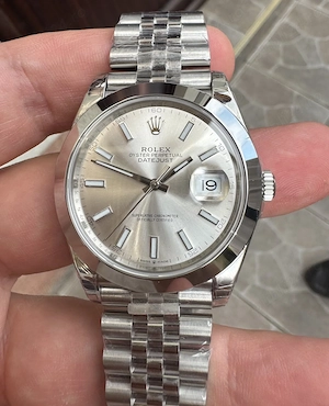 Rolex Datejust CADRAN ARGINTIU 41mm Jubilee 904L VSF 3235 72 ore rezerva putere SUPECLONE 1:1