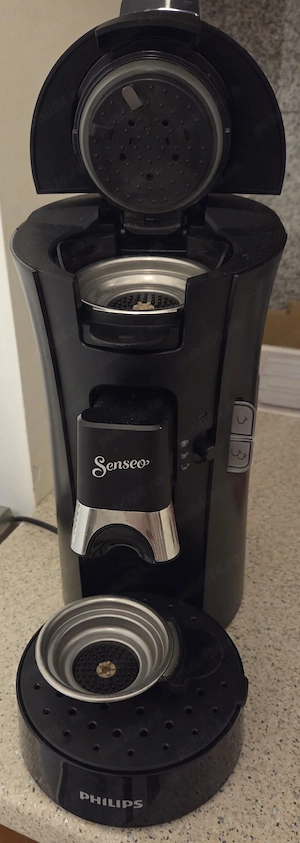 Espressor cafea Philips Senseo Select CSA230 61, Intensity Plus, Crema Plus, 1450 W, Negru