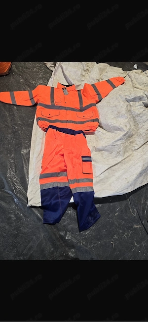 Geci de munca cu benzi reflectorizante-EN GROS 10000 de bucati 