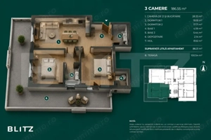 Apartament 3 camere / Gradina Impresionanta/ Ansamblu nZEB / Buna Ziua
