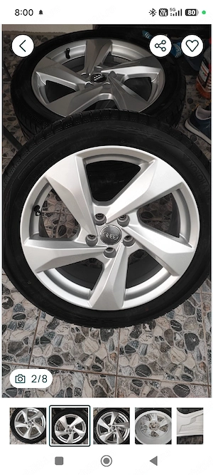 Vand jante 18 Audi 5/112  - imagine 8
