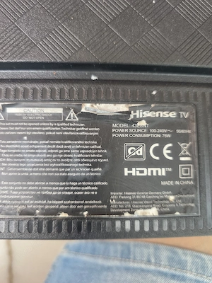 Dezmembrez smart tv Hisense 43E6NT 