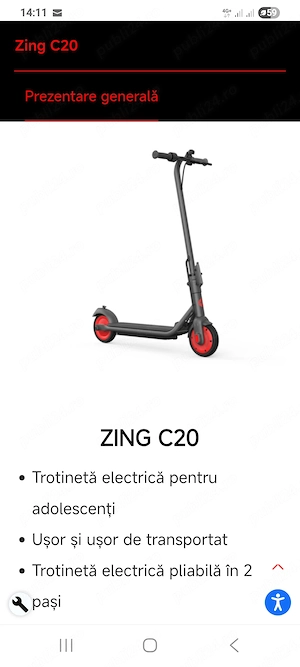 Trotineta electrica 