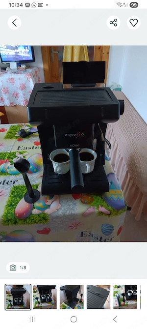 expresor cafea Solac,in starea foarte bună, face 2 cafele odata,face laptele spuma,este minunat,,400