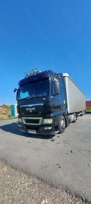 Ansamblu MAN tgx mega xxl cu semiremorca Pacton  - imagine 3