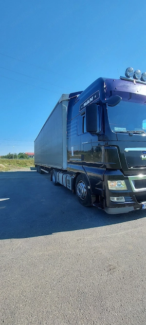 Ansamblu MAN tgx mega xxl cu semiremorca Pacton  - imagine 10