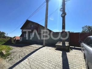 Casa de vis la munte 7 camere 5 bai ciubar teren 558 mp Rasinari Sibiu - imagine 12