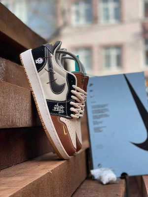 Nike Air Jordan 1 Low WMNS Brown Cream