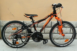Bicicleta mountain bike de copii KTM, roți de 20