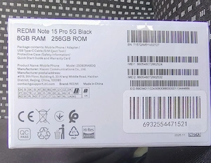 Xiaomi Redmi note 15 pro