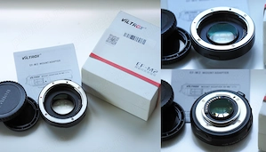 Adaptor Viltrox EF-micro4 3, speedbooster M2 si simplu M1 (de la montura Canon EF la micro 4 3)