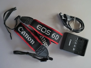 Incarcator Canon LC-E6E pentru baterii Canom LP-E6. strap Canon EOS 6D. 