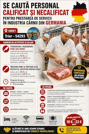 Transator Fasonator carne porc vita sau vanat Taietori vita sau porc cu minima experienta