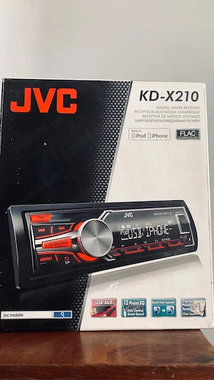 JVC KD-X210 - Radio auto usb aux FLAC - imagine 2