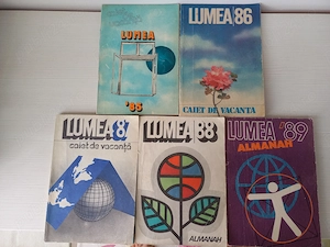 Lot Lumea caiet de vacanța 1985-1987, Lot Lumea Almanah 1988, 1989 