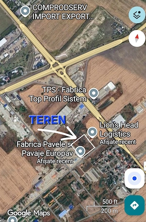 Vând teren intravilan 130 euro mp suprafata 2500mp in Popesti-Leordeni este curent 220V si 380V apa