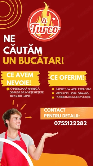 Cautam un Bucatar Pentru El Turco