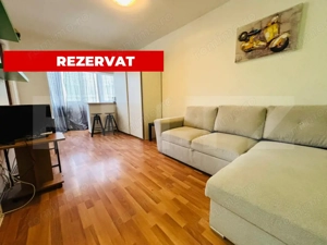 Garsonieră mobilată cu centrală proprie, zona Noua