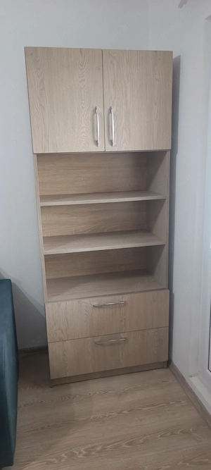 Dulap cu rafturi și 2 sertare   200x80x40 cm   stare foarte bună