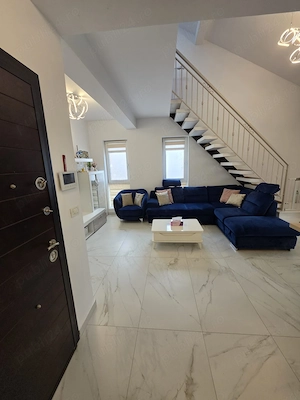 Penthouse 3 camere, 2 băi, 2 parcări, 91,2 mp, Giroc | 650 EUR - imagine 2