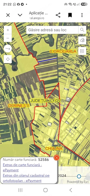 vand teren ciorogarla urgent la 7 euro mp 