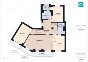 Apartament Premium 4 camere, 89mp, etaj 1, Complex - imagine 6