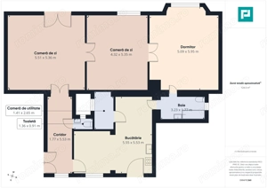 Apartament generos cu 3 camere – Zona Centrală - imagine 7