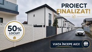 Vilă NOUĂ | Curte 400 mp | Mansardă pe placă | Lângă Parc Ghidigeni