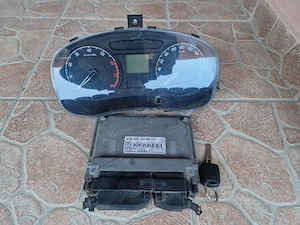 Vand kit pornire ECU, skoda fabia 5j an 2008 1.2 benzina